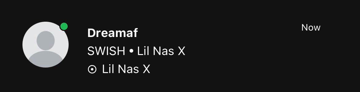 SWISH• Lil Nas X
9:11PM EST