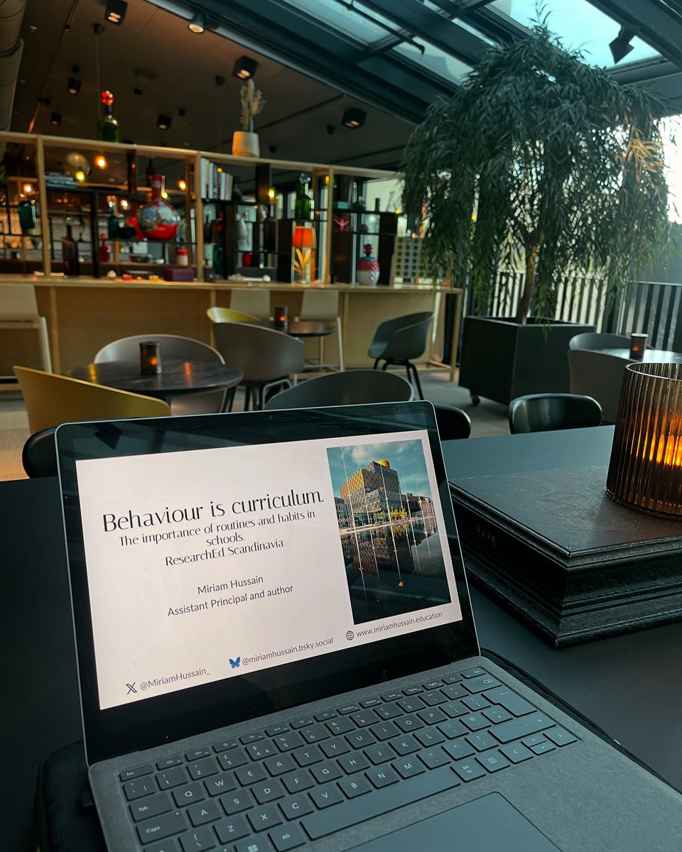 Miriam Hussain (@miriamhussain_) on Twitter photo Wonderful to be in Sweden for ResearchEd Scandinavia. A huge thank to <a href="/EvaHartell/">Eva Hartell</a>, <a href="/tombennett71/">Tom Bennett OBE</a>, <a href="/hgaldinoshea/">Hélène Galdin-O'Shea</a> & team for organising. I’ll be presenting session two on all things behaviour. Looking forward to seeing <a href="/mr_englishteach/">Mark Roberts</a> <a href="/KateJones_teach/">Kate Jones</a> <a href="/DTWillingham/">Daniel Willingham</a> 🇸🇪 Wonderful to be in Sweden for ResearchEd Scandinavia. A huge thank to <a href="/EvaHartell/">Eva Hartell</a>, <a href="/tombennett71/">Tom Bennett OBE</a>, <a href="/hgaldinoshea/">Hélène Galdin-O'Shea</a> & team for organising. I’ll be presenting session two on all things behaviour. Looking forward to seeing <a href="/mr_englishteach/">Mark Roberts</a> <a href="/KateJones_teach/">Kate Jones</a> <a href="/DTWillingham/">Daniel Willingham</a> 🇸🇪