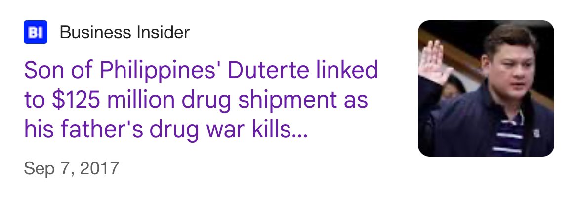 johnleryJL's tweet photo. @m1ssjadeso Du30 clan never intended to end the drug trade-they wanted to control it. While thousands were killed w/o due process, Du30 Clan &amp; their allies were repeatedly linked to large-scale drug smuggling.
The drug war wasn't about justice; it was about power. https://t.co/NGWnEHHyVh