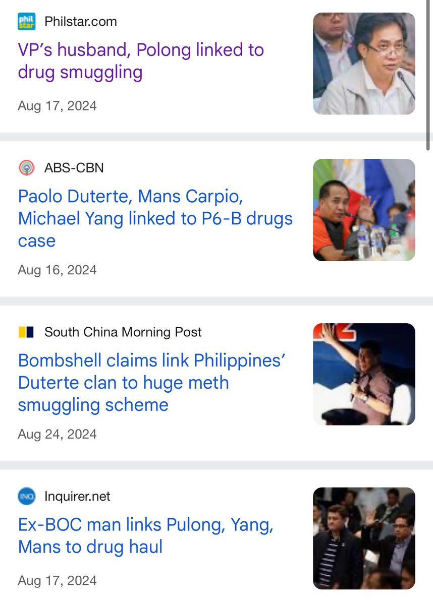 johnleryJL's tweet photo. @m1ssjadeso Du30 clan never intended to end the drug trade-they wanted to control it. While thousands were killed w/o due process, Du30 Clan &amp; their allies were repeatedly linked to large-scale drug smuggling.
The drug war wasn't about justice; it was about power. https://t.co/NGWnEHHyVh