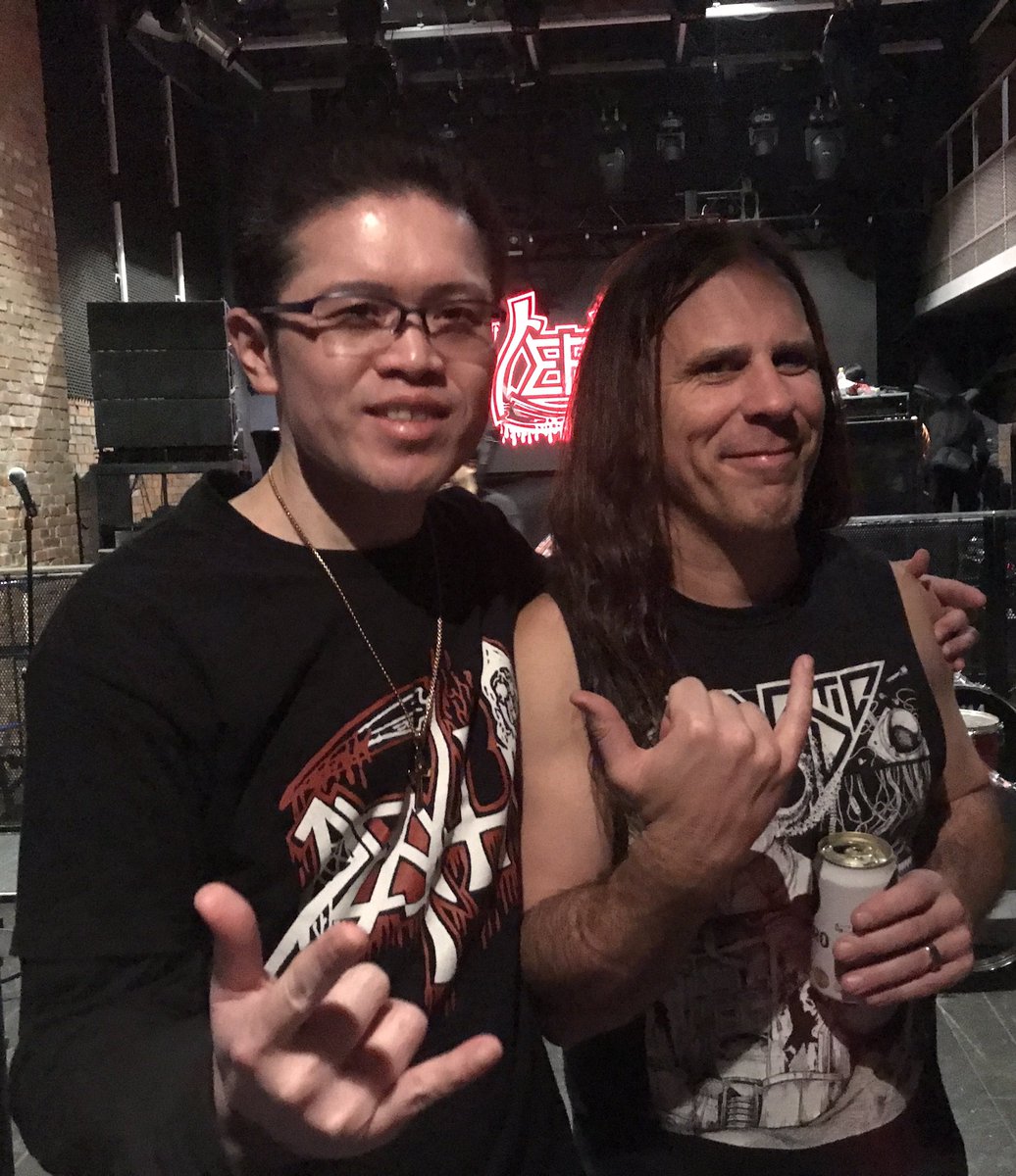 DaisukeSumida1's tweet image. デスメタルレジェンドのリックとテリー、Gruesome等で活躍するマットと📸❤️‍🔥❤️‍🔥❤️‍🔥
Left To Die、撮影してくれた方、ありがとうございました!!
DMをずっと好きで良かった!!🔥🔥🔥

#LeftToDie
　#RickRozz #TerryButler #MattHarvey 
　#Photo

#ScreamBloodyLeprosy 
#JapanTour2025

#DeathMetal #Death