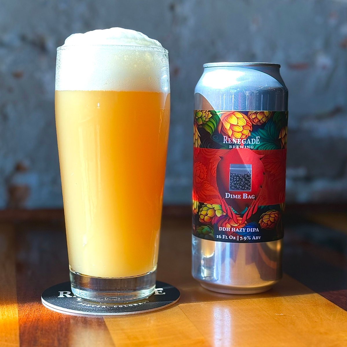 Join us tomorrow for our Dime Bag draft beer release! A DDH Hazy DIPA made with El Dorado, Galaxy, and Mosaic Hops. We open at noon, let us know what you think!