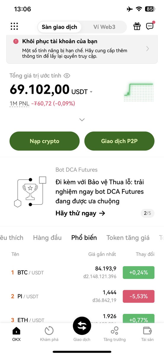 OKX KHOÁ TIỀN USER
Cảm ơn mn đã chia sẻ giúp mình, mình mong nhận đc sự giúp đỡ từ cộng đồng để bài viết của mình được rộng rãi và có thể tạo áp lực lên OKX sớm mở đóng băng cho mình. Đây là số tiền rất lớn đối với mình.