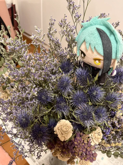 イメージのドライフラワー、今年もジェぬいと一緒にお直ししました〜 