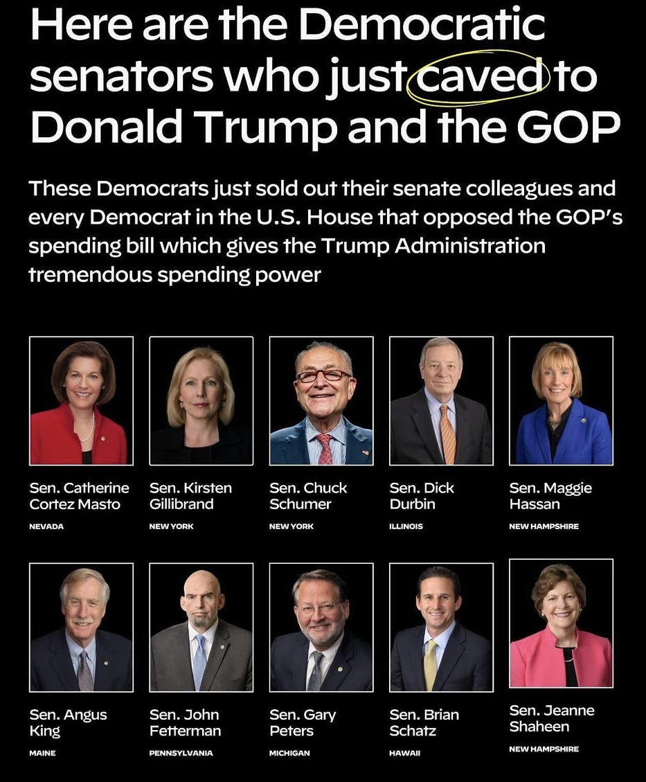 When the next grouping of people is fired, and services aren‘t provided, and some die, and freedom is limited - it’s this group that helped do it.