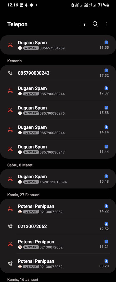 Kartu telkomselku sering banget ditelpon sama nomer penipu, sebel bangett. Ada yg sama ga sih
