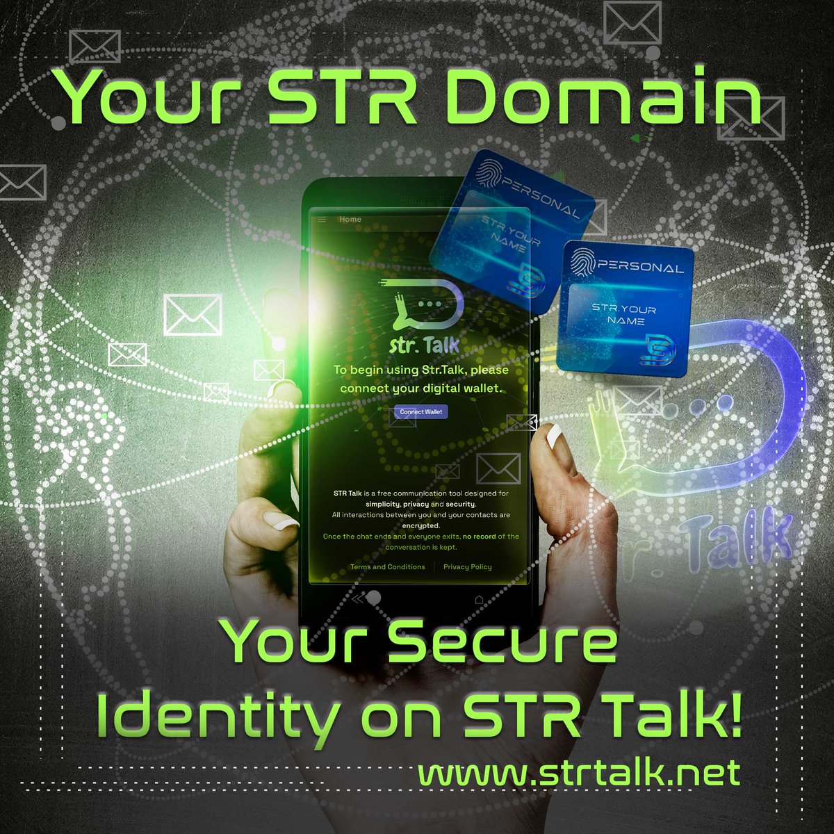 strwnft's tweet photo. 🔒 Own your identity with #STRDomains! 

Log into #STRTalk instantly—no emails, no phone numbers, just secure, encrypted access. 🚀 No tracking, full control. Claim yours today! 

👉 https://t.co/CtMkvVSgVP 
👉 https://t.co/wtzbiaRibI

#PrivacyMatters https://t.co/nAGYZpnXJE