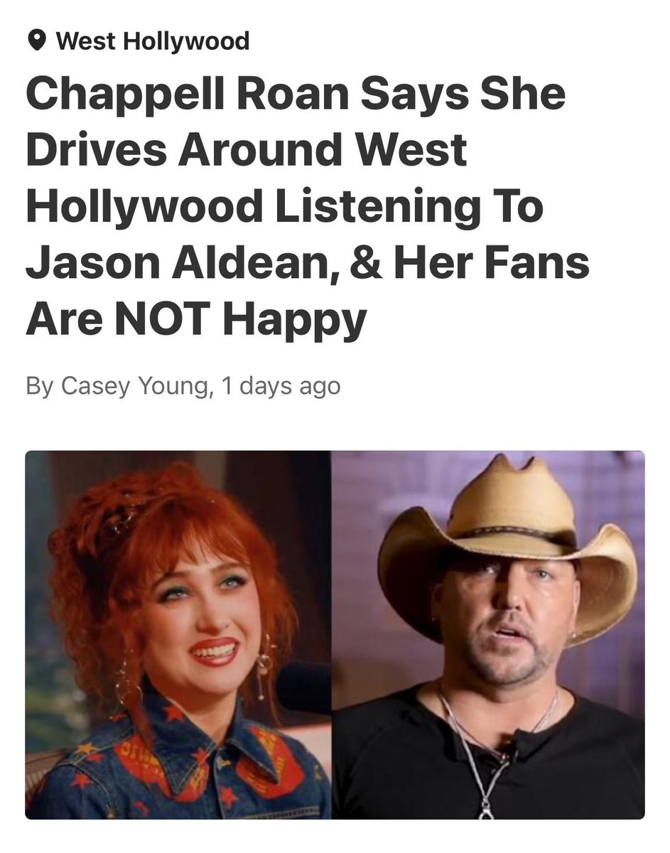 Chappel Roan is from a prominent Republican Political family in Missouri. Her lack of commentary on the assault on social rights in our state as well as the music she listens to should surprise no one.

Do not believe her political overtones on LGBTQ rights.