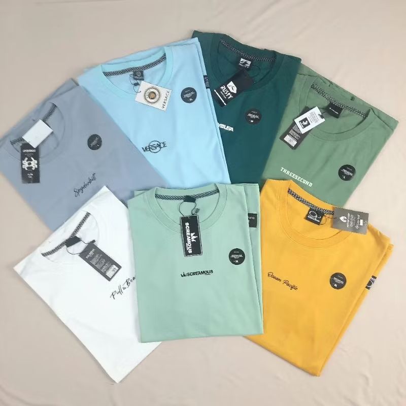 henrydp's tweet photo. Cek 4 pcs 100 ribu kaos pria wanita terlaris/ kaos pria murah/ kaos usinex/ kaos oblong / kaos polos/ kaos harian dengan harga Rp100.000. Dapatkan di Shopee sekarang! https://t.co/cSujcqToVF https://t.co/ZeEbeHaGrK