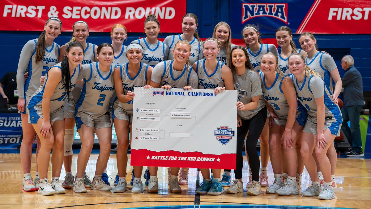 W🏀RECAP:  <a href="/dakotastate_wbb/">Dakota State University Women's Basketball</a> pulls away past future Frontier opponent Orediggers 81-63

Trojans hit season-high 17 3-pointers (10 in 2nd half) to advance to #NAIAWBK Second Round Saturday at 6 p.m. versus Governors State (Ill.)

📰 tinyurl.com/3txt6sk6

#TrojanNation⚔️