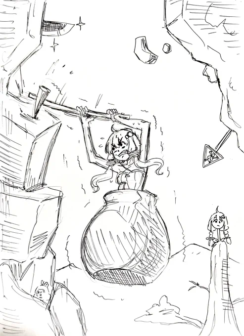 落書き 壺ゆかり⛰️🔨🏺💦プルプル…
リクエストありがとうございます!🌻 