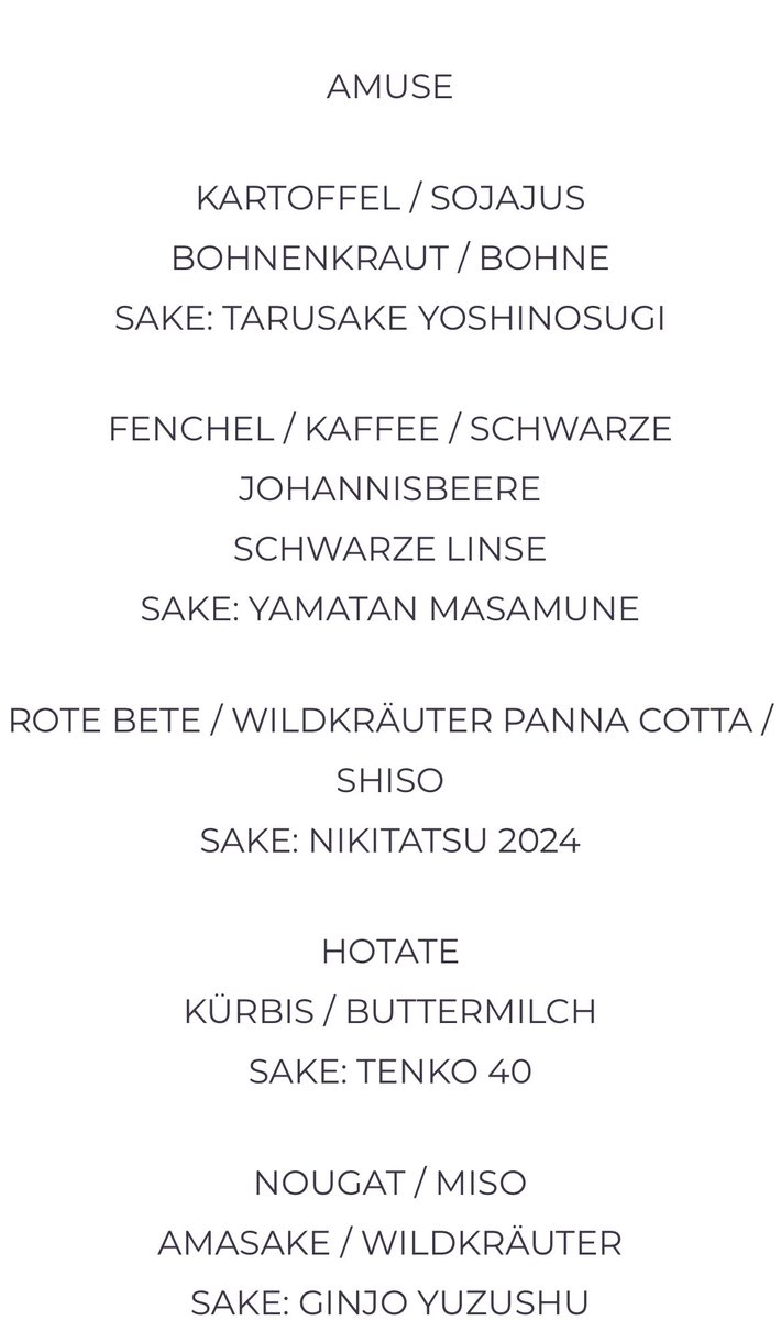 Boersenhaendler's tweet photo. #UnbezahlteWerbung Gestern im #Shizen das Sake Menü zur #Prowein2025 https://t.co/BSXXODPMYz