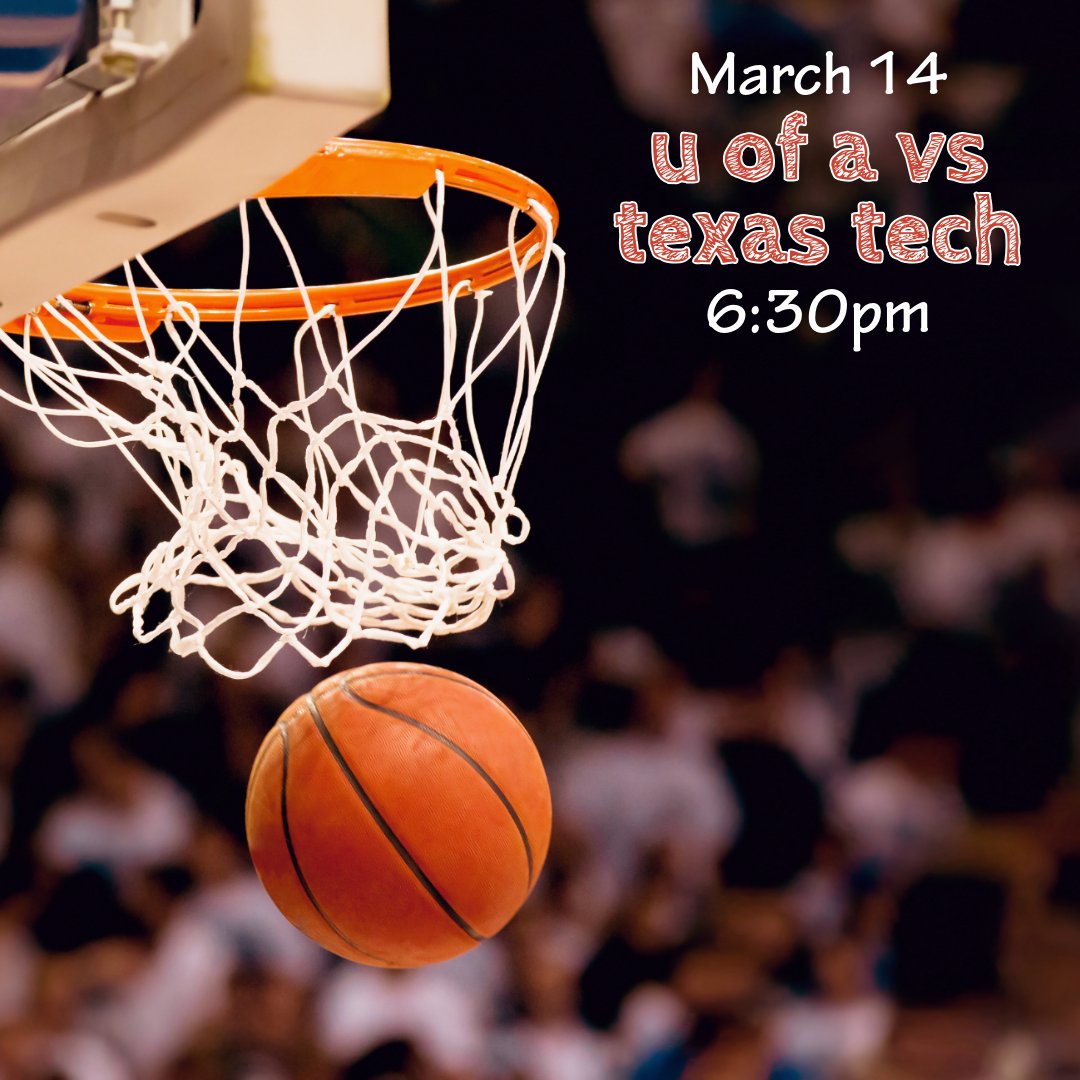 🏀🍻 Game Day Alert! Tonight at 6:30 PM, it’s U of A vs. Texas Tech, and there’s no better place to cheer on the Wildcats than at Barrio Brewing! 🎉 🍺 Cold beers, great vibes, and every play on the big screen—don’t miss the action! 🏟️