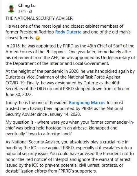 archiekins29's tweet photo. ๐ต๐ญ๐๐
#BringHimHome
#bringhimback
#BringPRRDHome
#BringPPRDBackToThePh #WeAreNotFilipinoForNothing
#WeStandWithFPRRD https://t.co/U38M4iwwlE