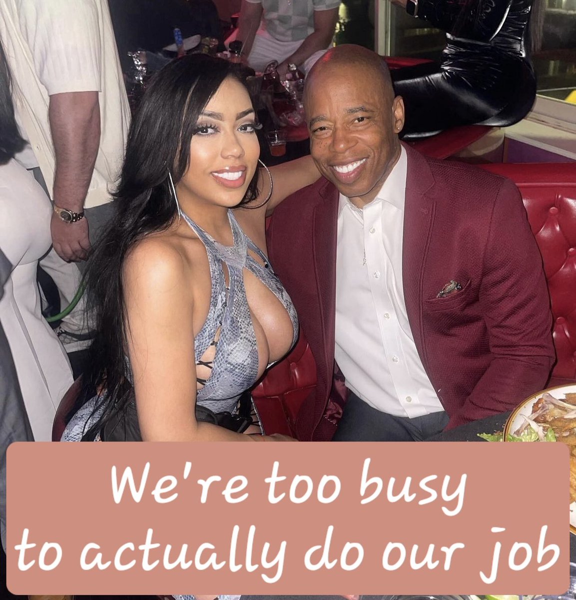 placardabuse's tweet image. He talks a lot, but @NYCMayor usually only seems to put in the work to #GetStuffDone when it serves his #CultureOfCorruption.