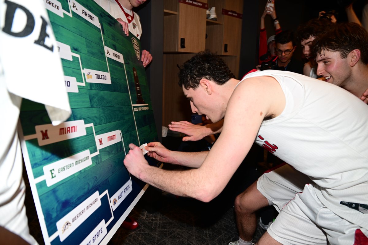 MACtion (@macsports) on Twitter photo The RedHawks are headed to the 'Ship for the first time since 2007 ‼️
<a href="/MiamiOH_BBall/">Miami Men’s Basketball</a> | #MACtion The RedHawks are headed to the 'Ship for the first time since 2007 ‼️
<a href="/MiamiOH_BBall/">Miami Men’s Basketball</a> | #MACtion