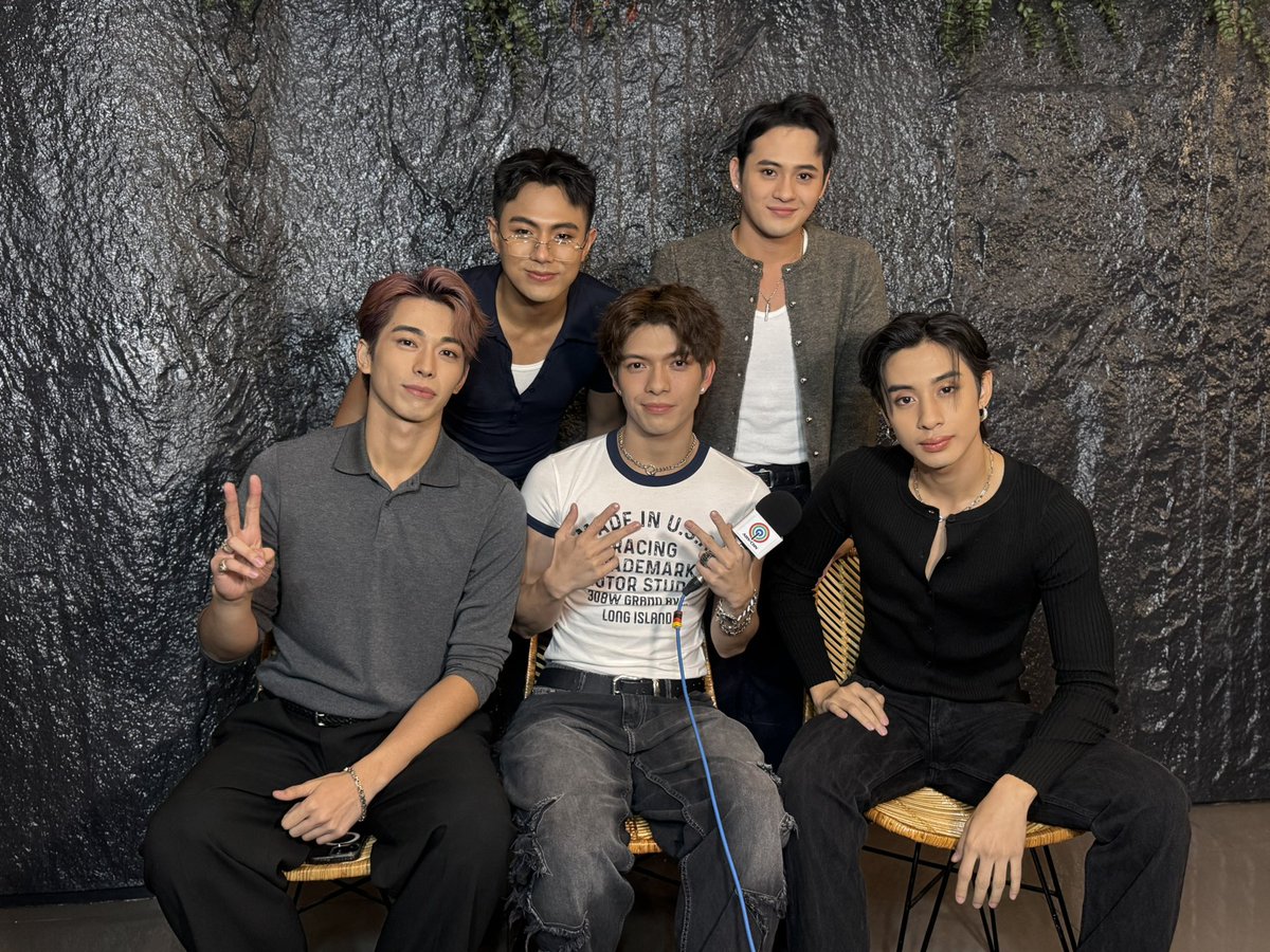 ABSCBNNews's tweet photo. BGYO’s reborn era is giving! 💯

LOOK: @bgyo_ph members at their “BGYO EP” launch event at the Hydro bar in Quezon City on Friday evening. | via @annacerezo_ https://t.co/ZnFT7dQ0uA