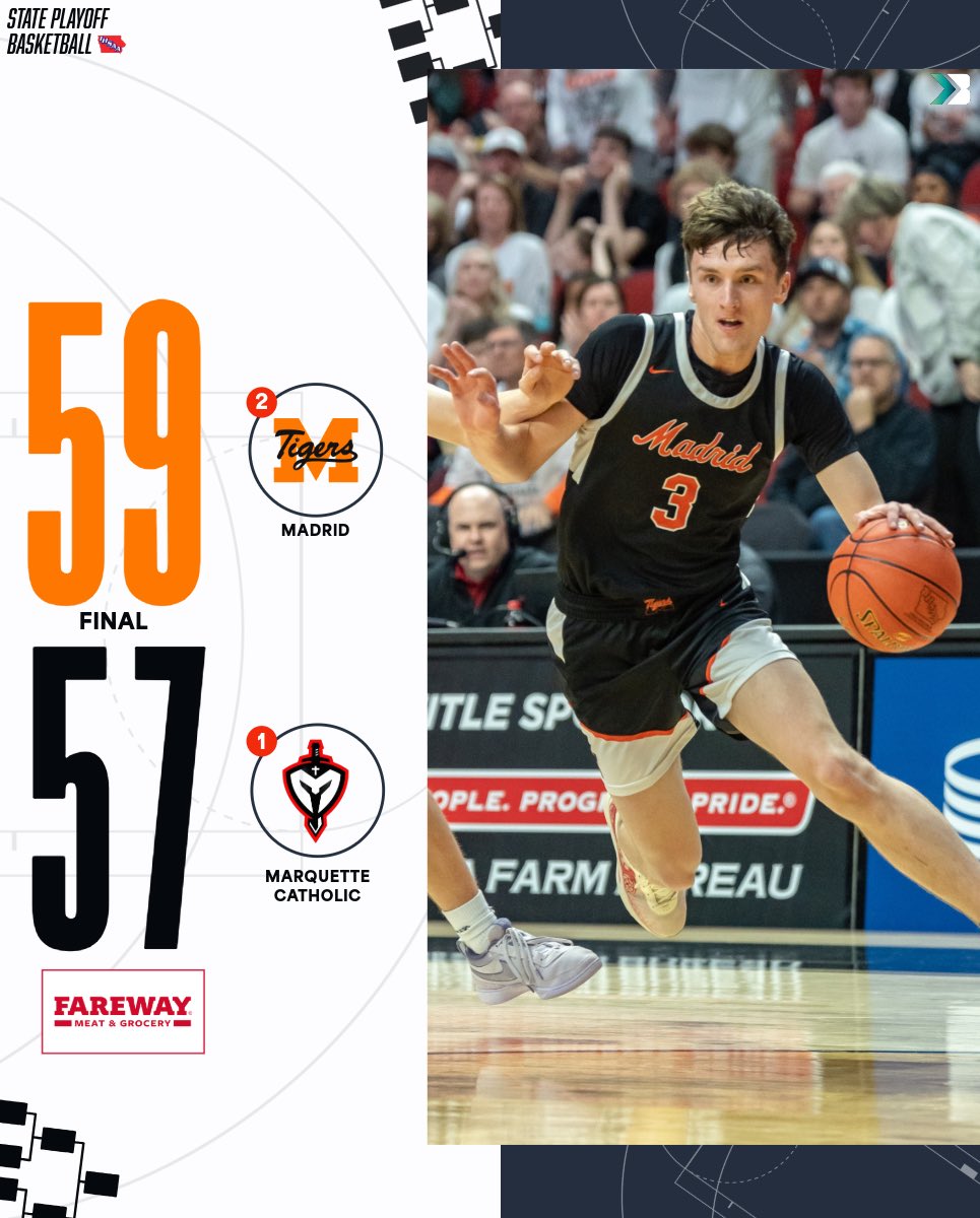 🏆𝐅𝐈𝐑𝐒𝐓 𝐓𝐈𝐌𝐄 𝐈𝐍 𝐒𝐂𝐇𝐎𝐎𝐋 𝐇𝐈𝐒𝐓𝐎𝐑𝐘🏆

MADRID HAS WON THE CLASS 1A STATE TITLE 🔥

A PERFECT UNDEFEATED SEASON AND THE FIRST EVER BOYS BASKETBALL TITLE IN MADRID HISTORY.

#iahsbkb