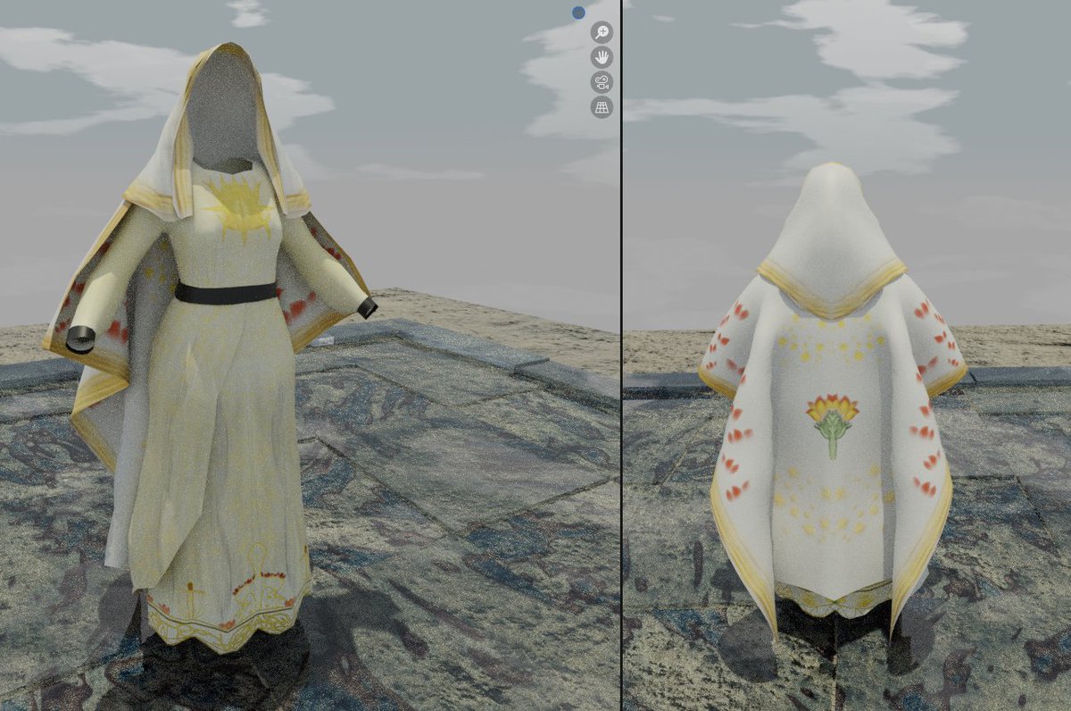 Temp_Production's tweet image. WIP: i was going for priestess... i ended up with jedi priestess 😂