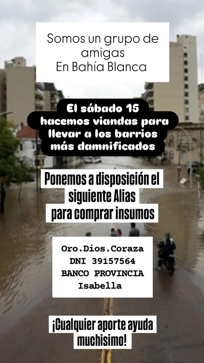 cgorrito's tweet photo. Mañana hacemos viandas en Bahía Blanca! Con muy poquito nos re ayudas https://t.co/AVeAucHSOk