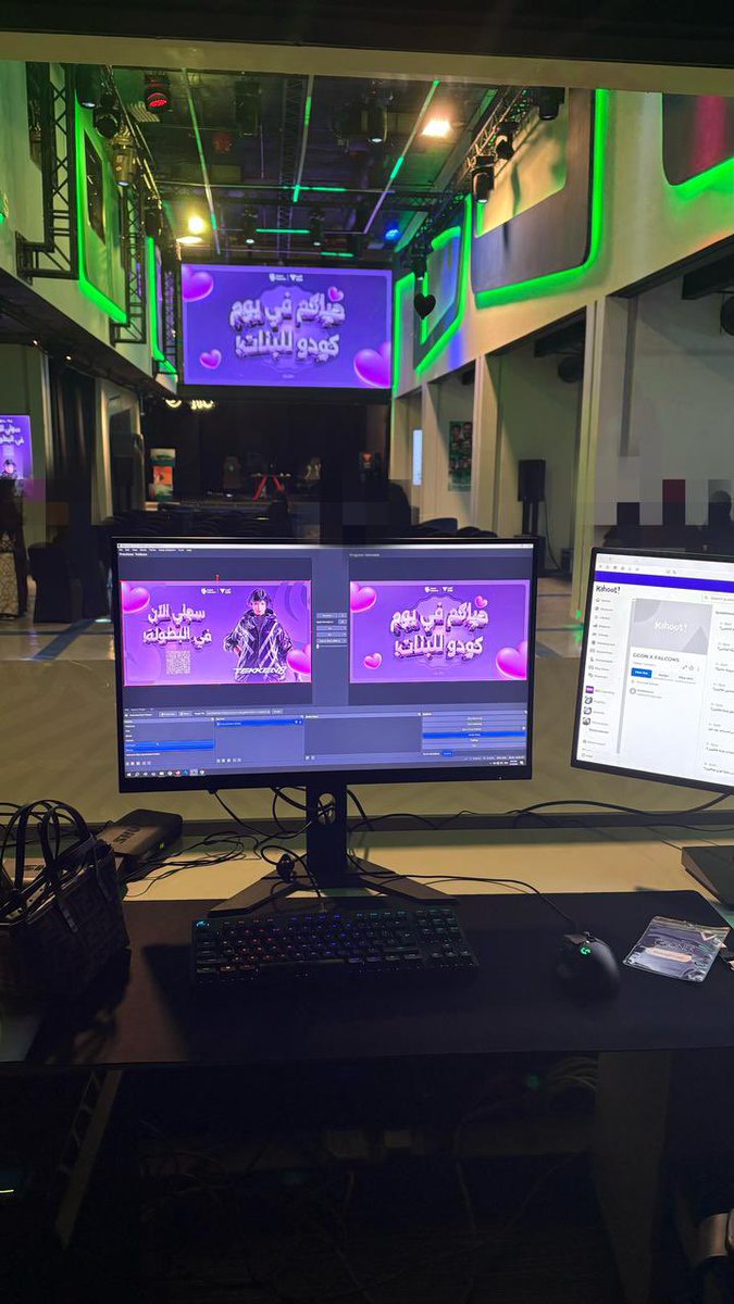 جدًا سعدت في ان كنت احد منظمين حدث #يوم_المرأة_العالمي في مقر <a href="/TeamFalconsGG/">Team Falcons</a> 
شكر خاص لـ <a href="/GCONEvents/">GCON ( #GCONight 🔜)</a> 💜🎮 على الفرصه الخياليه 
و شكر كبير لـ <a href="/TeamFalconsGG/">Team Falcons</a> على اليوم الجميل و الرائع💚🦅