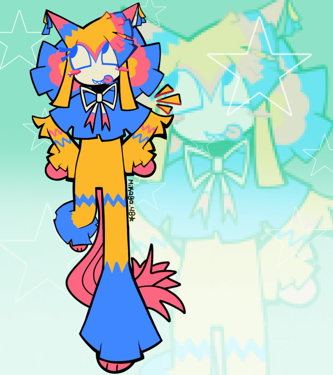shes so freaking cute i love yatta #dandysworld #fanart