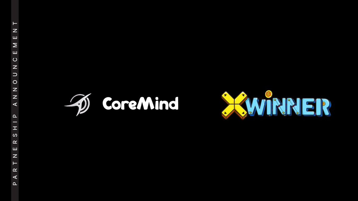 Coremind_io's tweet image. CoreMind [@CoreMind_io] 🤝 X WINNER [@/xwinnergame]
 Exciting Partnership Alert! We’re teaming up with X WINNER, a pioneer in GambleFi and the future of decentralized gambling infrastructure! 🎰✨👾 #CoreMind #XWinner #GambleFi #Web34o
