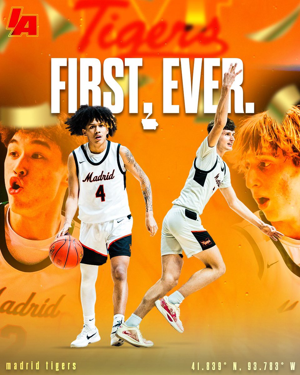 FIRST EVER🐯

Madrid is your Class 1A state champions 🏆 

#IAbasketball X #iahsbkb