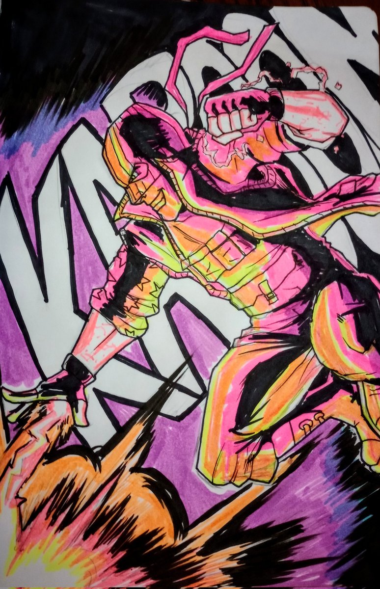 Ever since <a href="/VaughnMColeman/">Vaughn Coleman</a> talked more about him in the #phenomenovafanart contest video Kid Kaboom has captured my imagination. Which inspired me to do this sketch exploring what his powers might look like. #sketch #sketchbook #comicart #comicartist