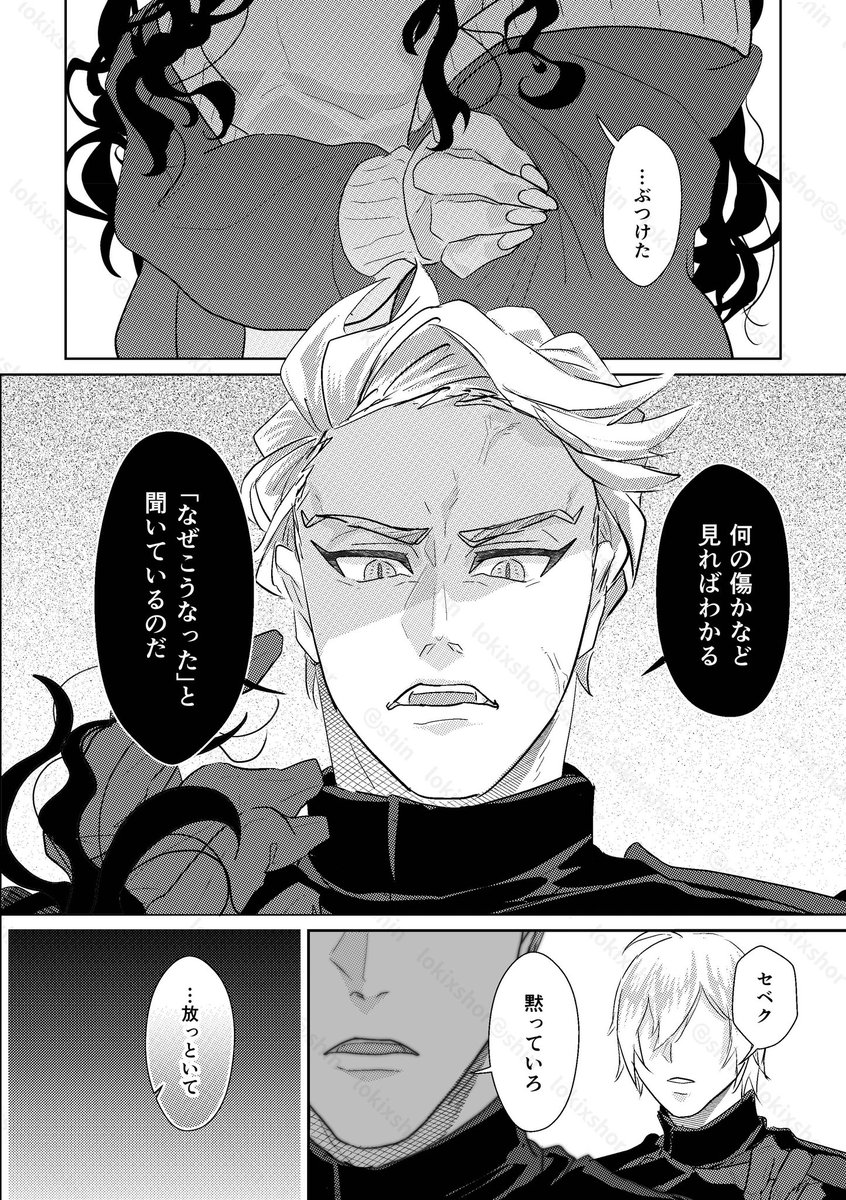 【茨の女と美徳の夜】大人セベ監③
卒業後、近衛の騎士となったセベ⚡️と悪い男でボロボロになっている監🌸が再会する話 