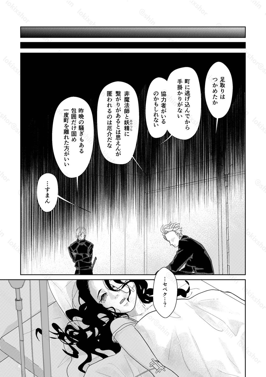 【茨の女と美徳の夜】大人セベ監④
卒業後、近衛の騎士となったセベ⚡️と悪い男でボロボロになっている監🌸が再会する話 