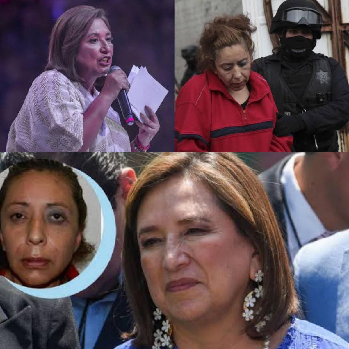 🔴#Nacional |• NOTICIA DE ÚLTIMA HORA

✅ Jaqueline Malinalli, hermana de Xóchitl Gálvez, ex candidata a la presidencia, es condenada a 89 años de prisión por secuestro y delincuencia organizada