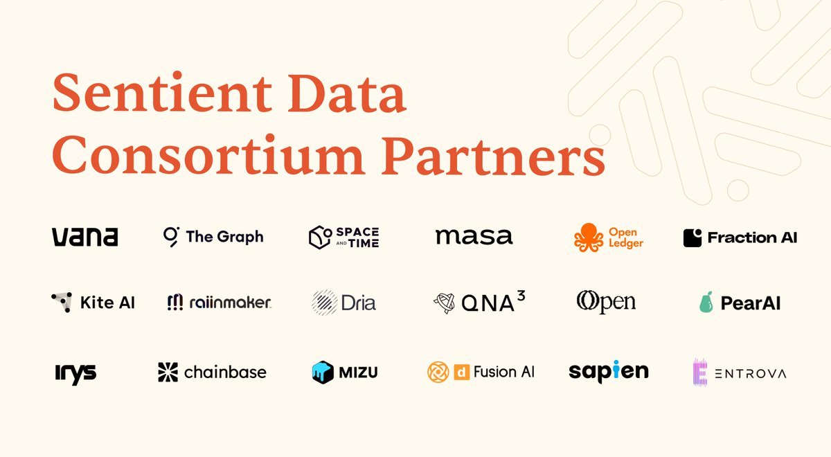 SentientAGI_vn's tweet photo. 🚀𝐈𝐍𝐓𝐑𝐎𝐃𝐔𝐂𝐈𝐍𝐆 𝐓𝐇𝐄 𝐒𝐄𝐍𝐓𝐈𝐄𝐍𝐓 𝐃𝐀𝐓𝐀 𝐂𝐎𝐍𝐒𝐎𝐑𝐓𝐈𝐔𝐌
Sentient đang xây dựng các mô hình phù hợp với cộng đồng, và dữ liệu là chìa khóa để thực hiện điều đó.
Chúng tôi đang khởi động một liên minh dữ liệu, kết nối các đối tác tin tưởng vào dữ liệu do người dùng sở hữu để thúc đẩy việc đào tạo mô hình tốt hơn.
Web3 phát triển dựa trên sự cởi mở—các đầu vào mở, sự đổi mới mở. Sự căn chỉnh AI thực sự bắt đầu từ các nguồn dữ liệu đa dạng, do cộng đồng định hướng, chứ không chỉ là các tập dữ liệu do doanh nghiệp kiểm soát. Bằng cách hợp tác với các nhà tiên phong dữ liệu phi tập trung, chúng tôi đảm bảo AI được xây dựng bởi cộng đồng, thuộc về cộng đồng và phù hợp với cộng đồng.