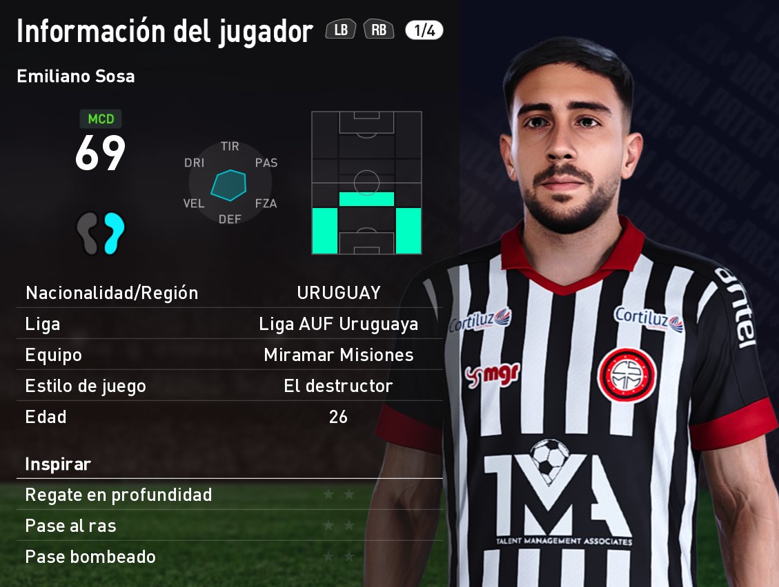 massa_facemaker's tweet photo. Face PES 2021
Emiliano Sosa

#Facepack #FacePes #PES2021 #eFootball
@PESDreamPatch

Download: https://t.co/kOt3lKRlYE https://t.co/DmlLaOL6QG