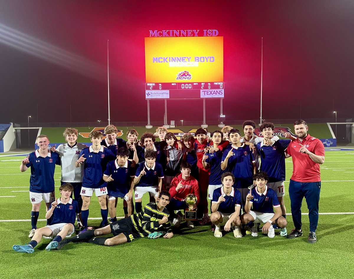 MBHSBroncos's tweet photo. 6-6A DISTRICT CHAMPS!!!

Let ‘em Run 🐴🐎

@BoydSoccerR2L | @McKISDAth https://t.co/gR1QC8wWAF