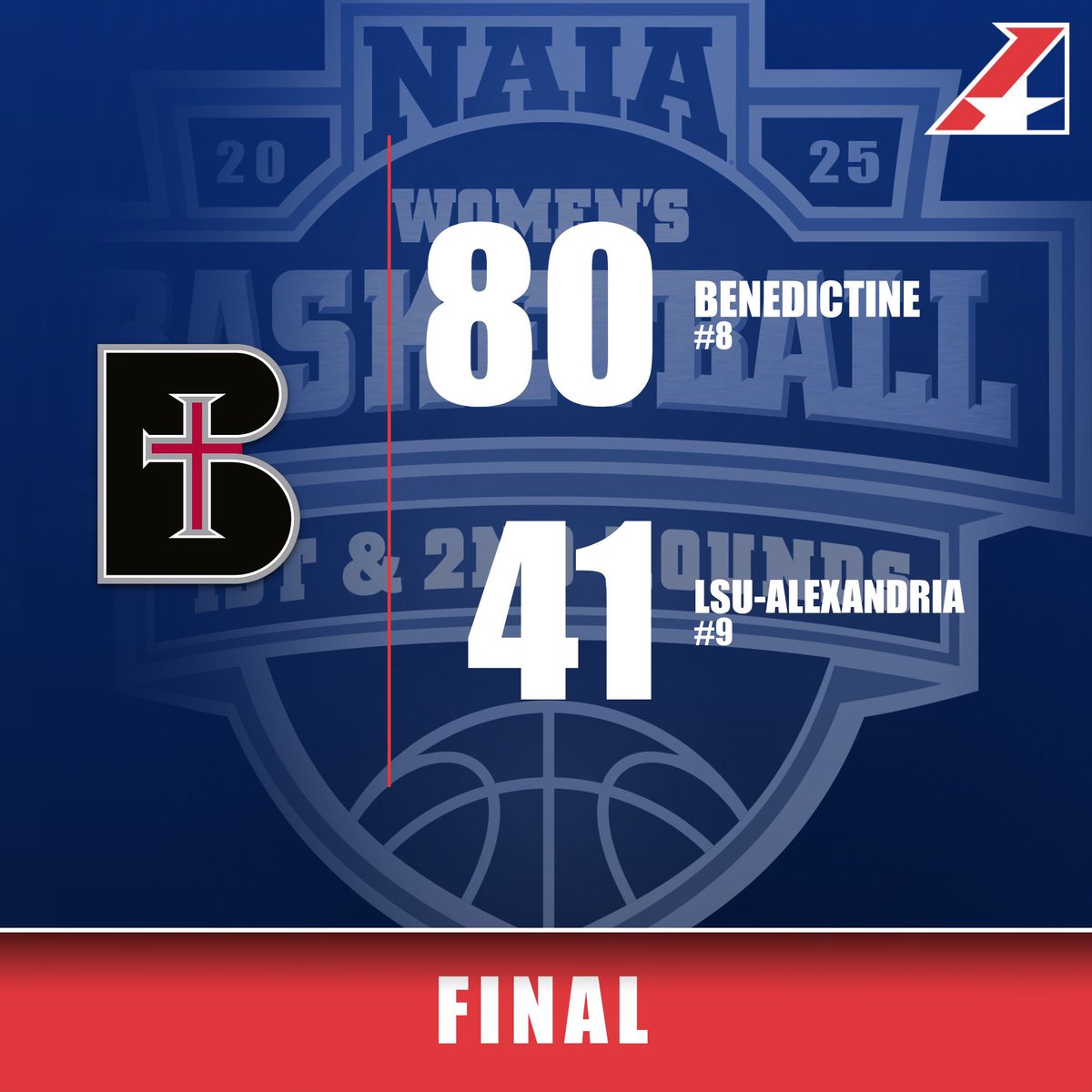 WOMEN’S BASKETBALL: Benedictine dominates to advance to the 2nd round!

The Ravens will face the 1-seed Bethel (TN) at 3 PM tomorrow.