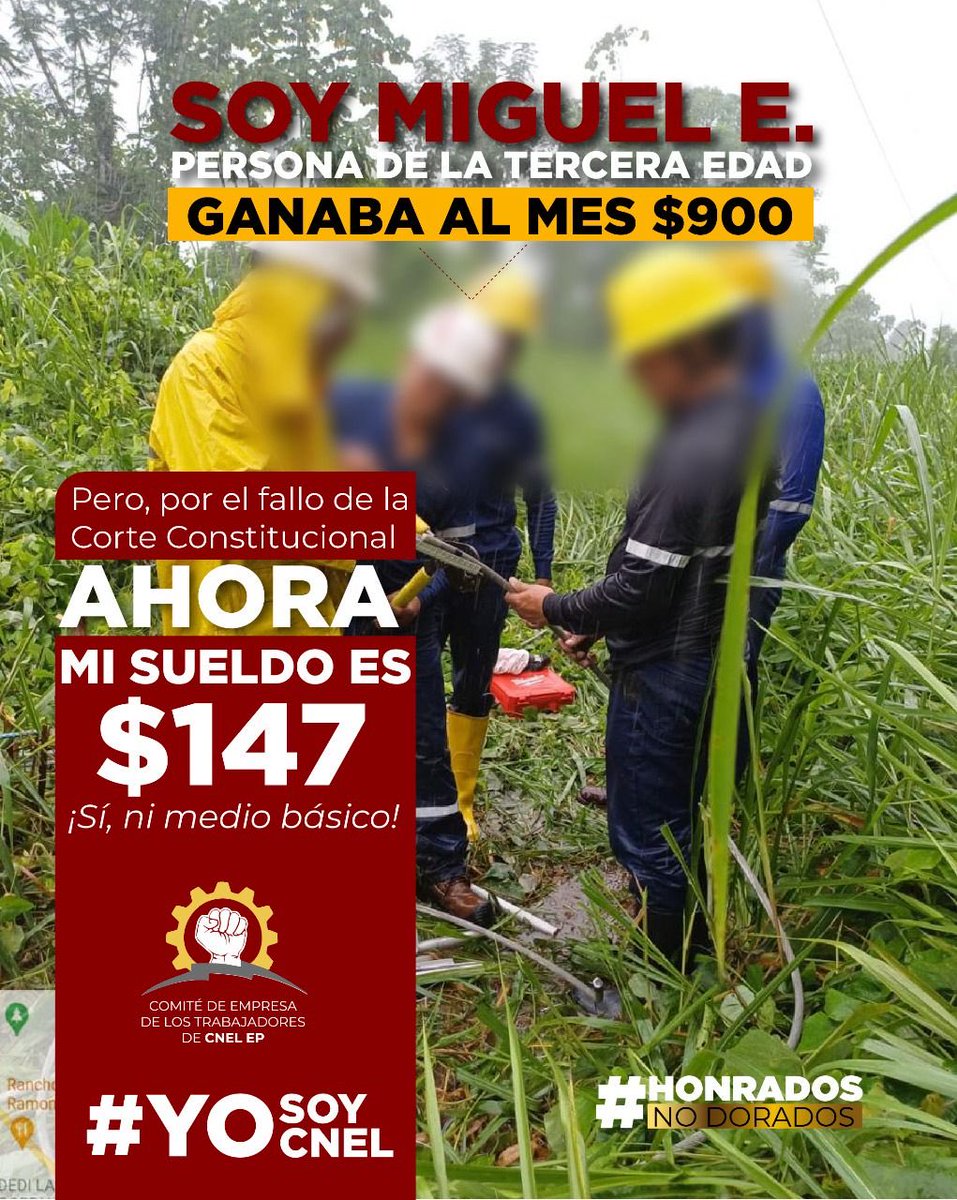 CarlosL331's tweet photo. 🔌 Gracias a su valentía, cada conexión nos acerca al progreso. Hoy necesitan nuestra voz para defender sus derechos. ¡Apoyemos!
#ConexiónDeValor #JusticiaLaboral #CNELResponsable #SomosHonrados
@OIT
@CIDH https://t.co/u78zkOmYYD