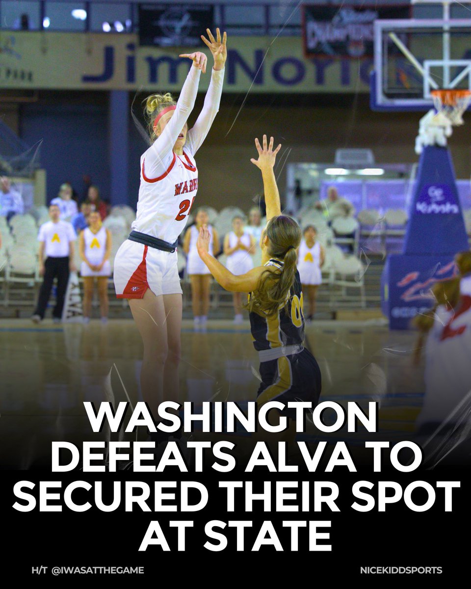 Class 3A Girls Semifinals 🏀

📢 Washington defeats Alva 64-46 – FINAL

🔥 <a href="/presleej24/">Preslee Johnson</a> led all scorers with 24 points for Washington! #okpreps 

THEY ARE HEADED TO THE STATE CHAMPIONSHIP!!!