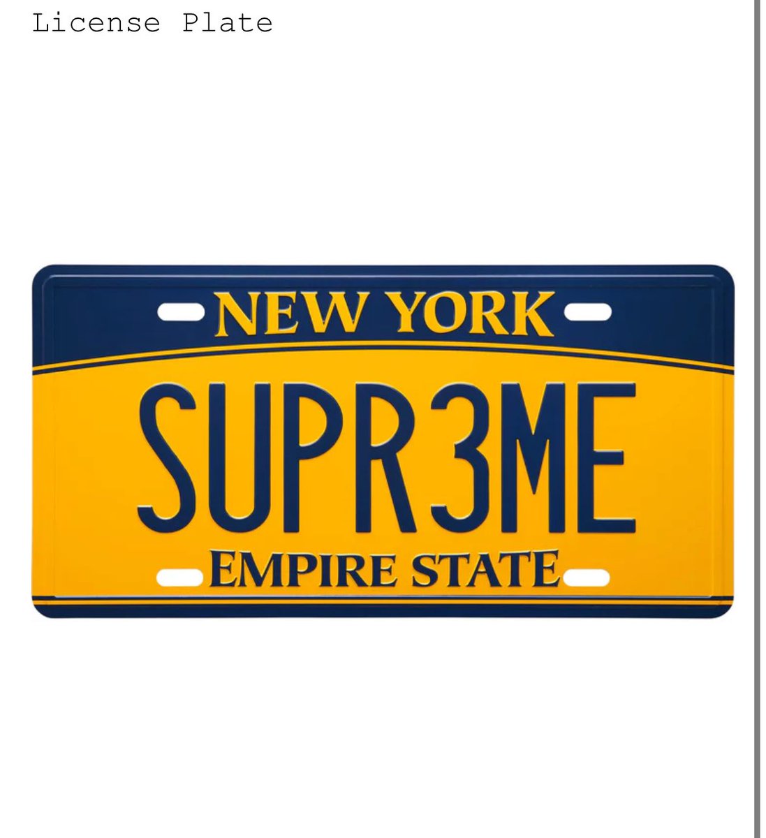 y_share_g's tweet image. て、店舗寝坊したんでお家で〜。

BOXさんは記念で💦
ナンバープレートが本命でした💦

#supreme
#week3