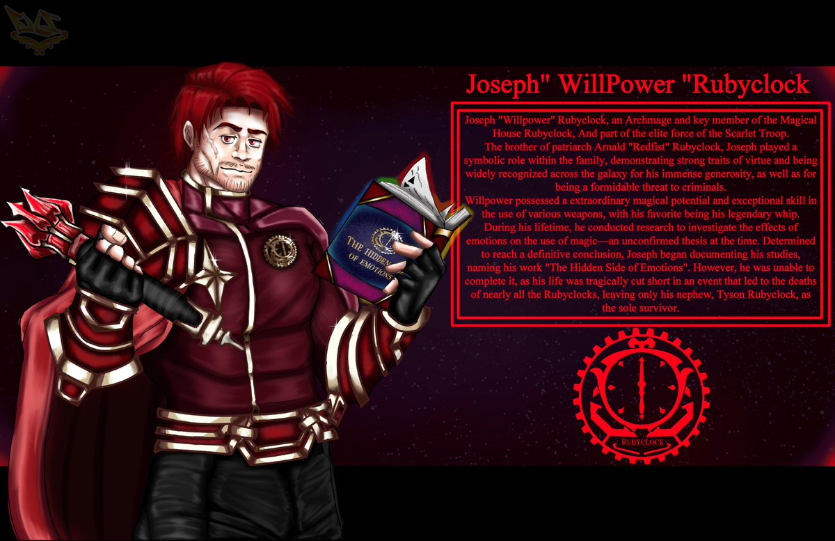[NPC REWORK] Joseph " Willpower " Rubyclock

#oc #originalcharacter #ocart #ocartist #digitalart #RPGArt