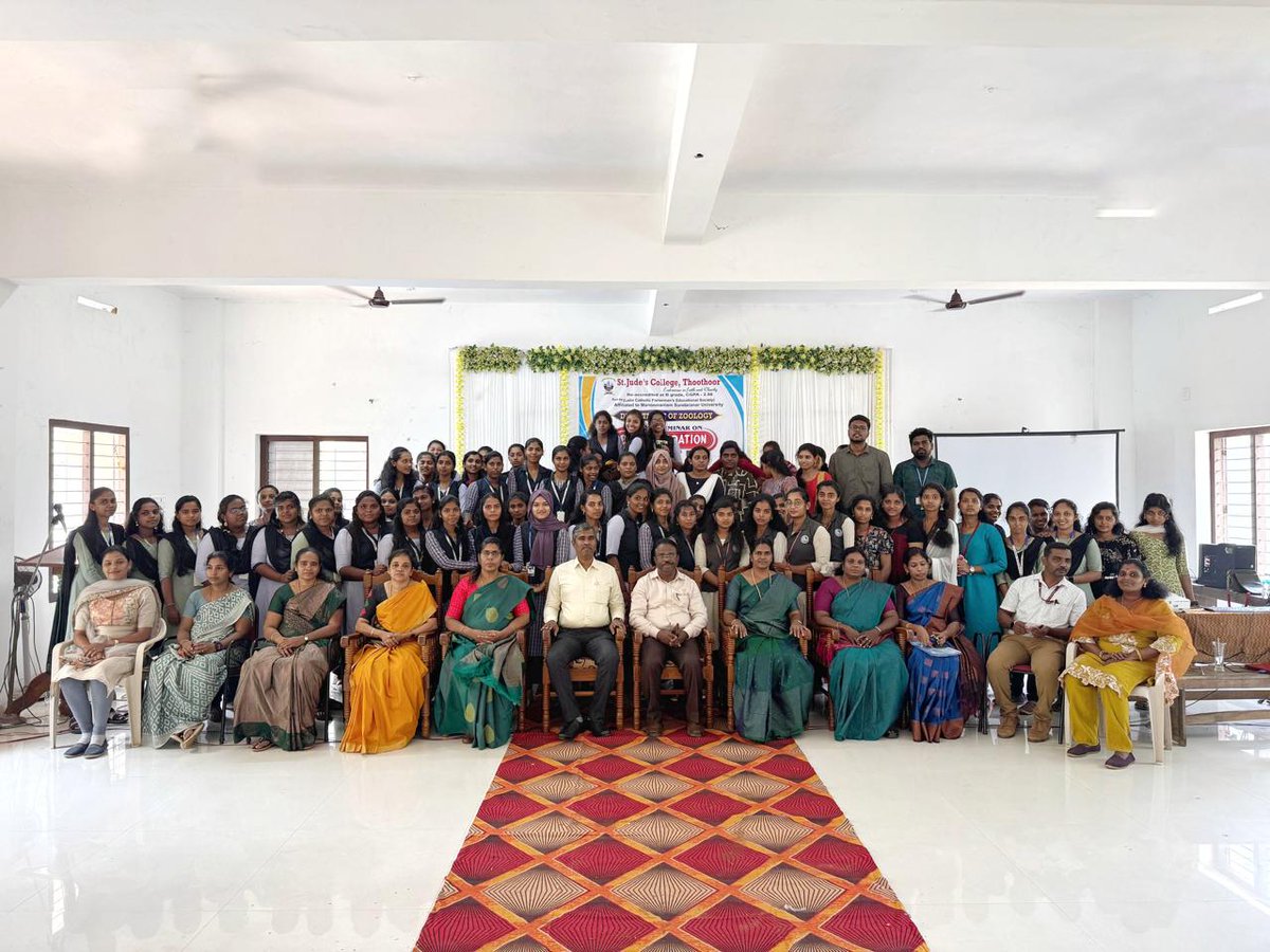 JudeThoothoor's tweet photo. The Department of zoology organised a one day seminar on Biodegradation https://t.co/fgJ8ieMuli