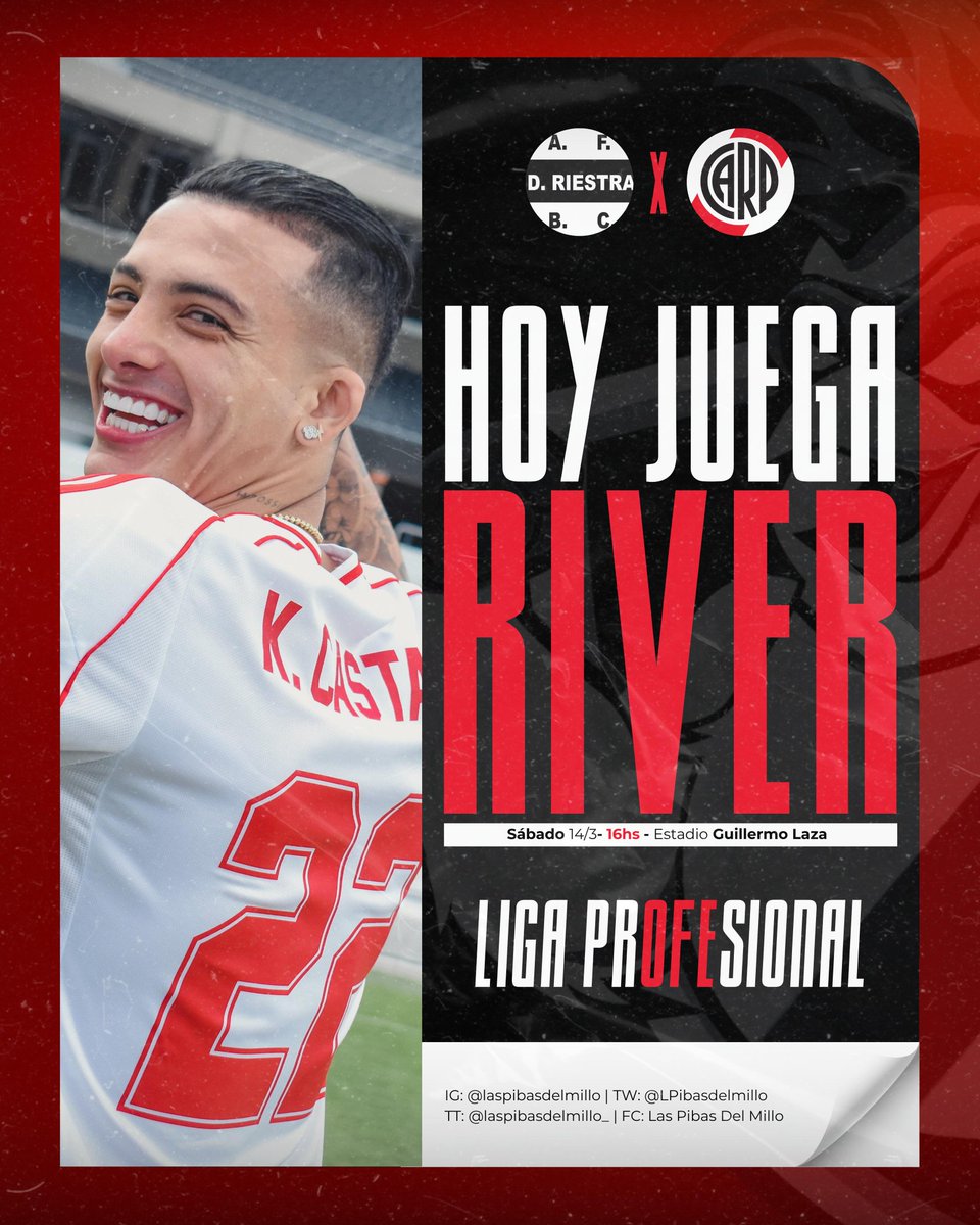 LPibasdelMillo's tweet photo. HOY JUEGA RIVER❤️🐔 https://t.co/tNWQ4aYSDo