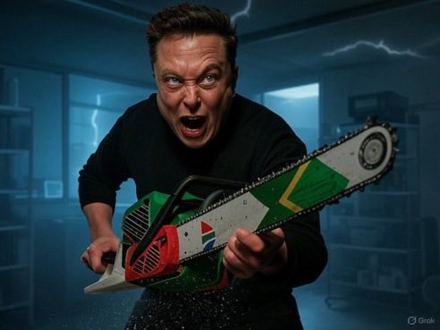 LovelyMsNet's tweet photo. @johnpavlovitz Here’s a photo that @SenSchumer didn’t see on Elon when he lied oops said “I don’t want govt shutdown, it’ll be worst!” Elon has been shutting down our govt since Jan 20th: ppl fired, services slashed, etc! #SchumerResignNOW @AliVelshi @RepJeffries https://t.co/Hp3Q7PHMGV