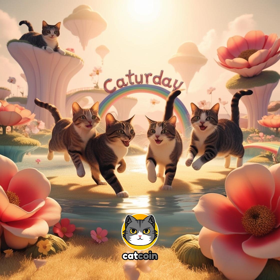 Paws, relax, and celebrate Caturday! Today is officially for feline fun and furry moments. 🐾 

• Follow <a href="/officialcatcoin/">Official Catcoin</a>
• Retweet
• And comment #Catcoin #Caturday #giveaway 

24 hours