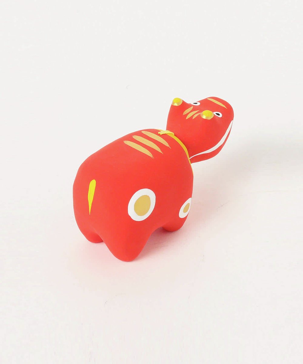 野沢民芸（ノザワミンゲイ）〉 赤っぽいオレンジに彩色された