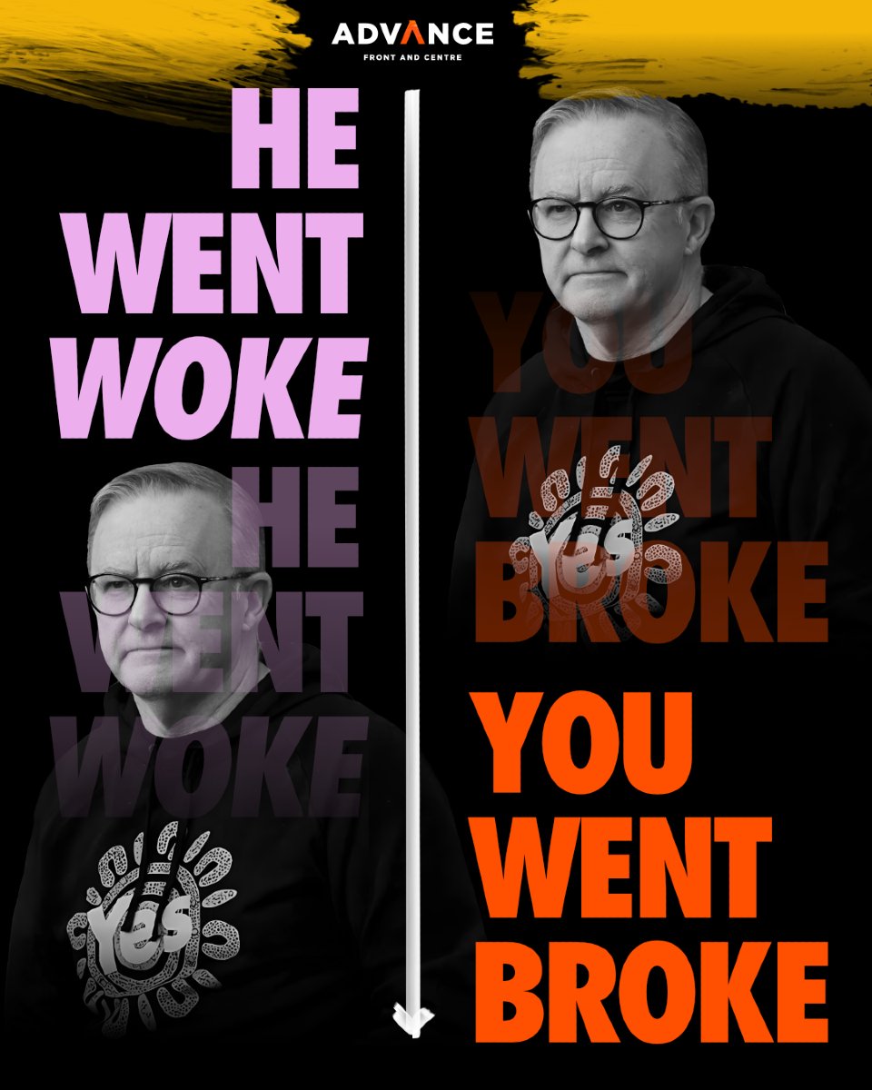 FairAusADV's tweet photo. Albanese is weak, woke and sending us broke. https://t.co/OkH0j1yuq8