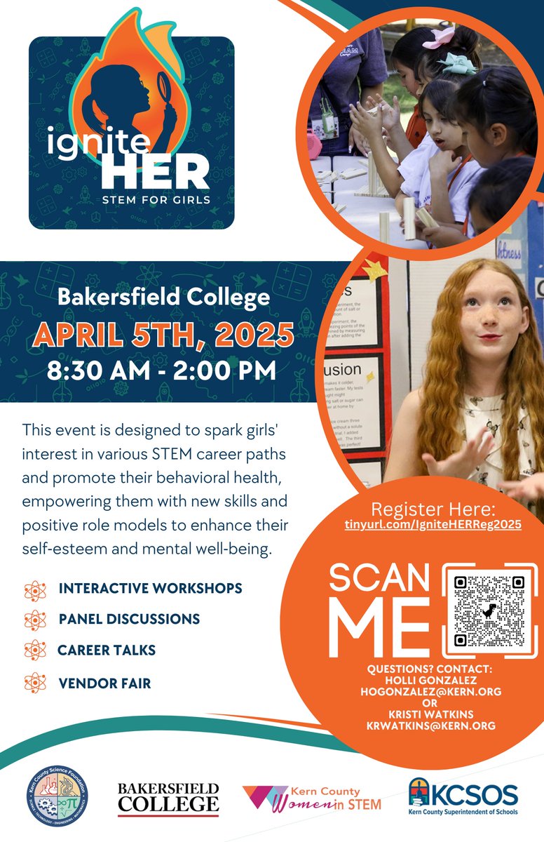 miroyscience's tweet image. Join us for an inspiring event filled with hands-on STEM activities, guest speakers & career exploration for future female innovators! Registration Info tinyurl.com/IgniteHERReg20… @teachsci8 @Chelsy4STEAM @STEAMJanssen @csampsonmath @4kyleatkin @KCSOS