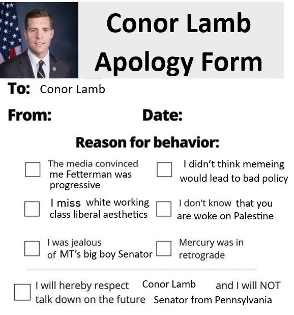 umichvoter's tweet image. Lot of people owe Conor Lamb an apology