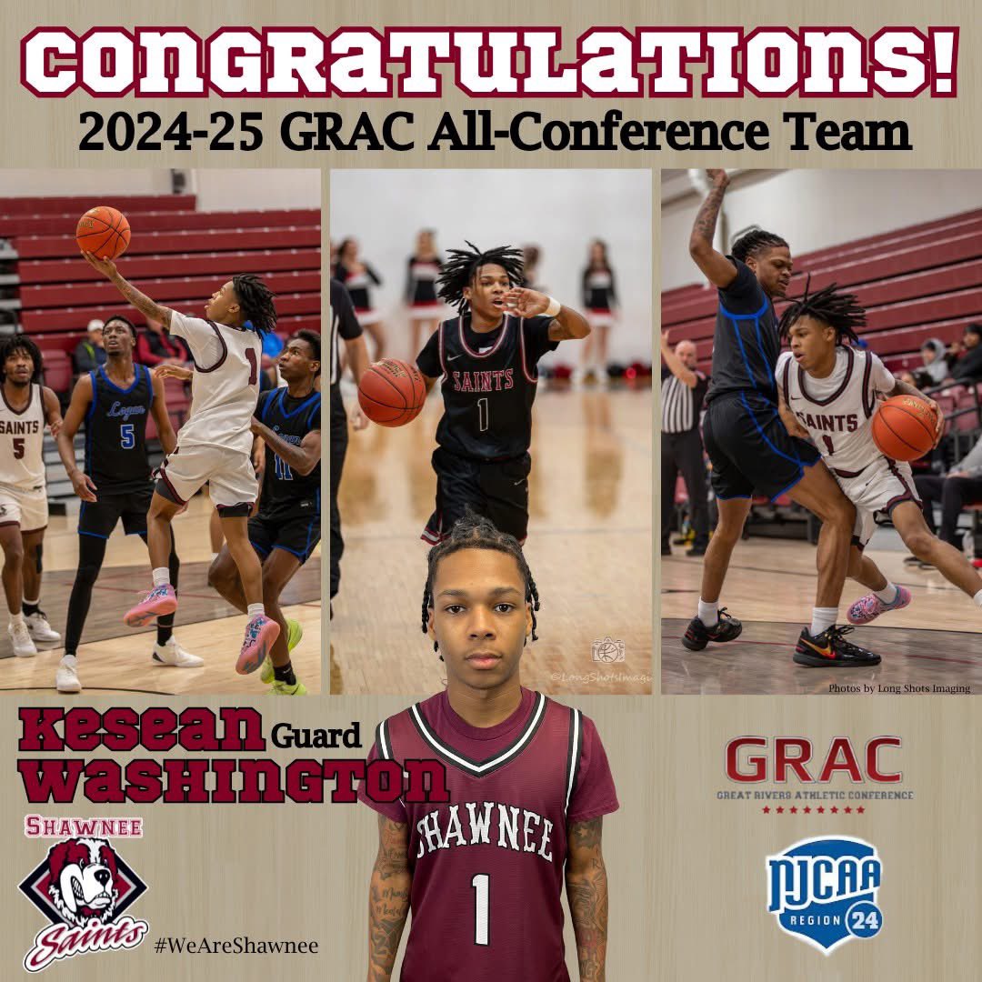 2023-24 I received the GRAC All-Conference Sportsmanship Award. 2024-25 I was recognized for making the GRAC All-Conference team 🥷🏽#WeAreShawnee