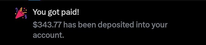 I just got paid.🎉

It wasn't possible without your support.

I thank everyone of you.